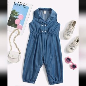 Toddler Denim Jumpsuit 2-3 Years